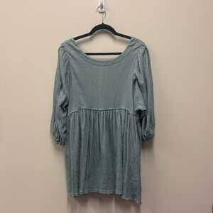 Free People Blue Mini Dress